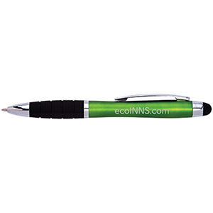 PE579-ECLAIRE® BRIGHT ILLUMINATED STYLUS-Bright Lime with Black Ink